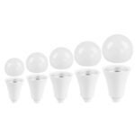 led a bulb pc cover with plastic clad aluminum housing 45mm/50mm/55mm/60mm 65mm/70mm/80mm/95mm