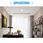led backlight small panel light 6w/12w/18w/24w ra80 for home and office with iron base and plastic cover