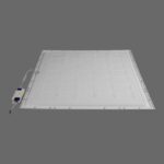 led big panel light 64 grid round lamp 48w/60w/72w/96w/120w ultra thin for house with pet cover