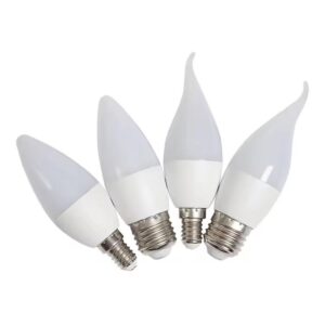 led candle bulb 3w/5w/7w/9w ra80 for house and hotel with pc cover