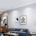 led dimming downlight 7w 4 colors ra80 for living room with plastic shell