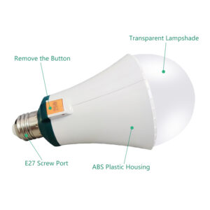 led emergency bulb 25w high brightness ra80 for school and hospital with abs