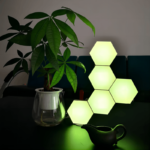 led hive light 2w app and touch control for home with abs