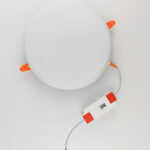 led round small panel light 10w/18w/24w/36w ra80 for office and house with die cast aluminum base