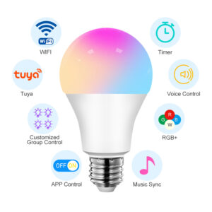 led smart bulb a60 7w/9w/11w ra80 for home/bar with pc cover