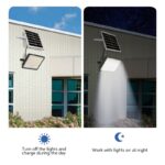 led solar flood light 60w/120w/150w/200w waterproof ip65 for house with abs cover