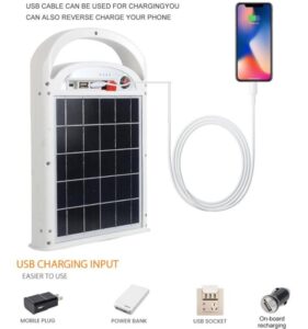 led solar music light 100w waterproof ip65 for outsides with abs housing