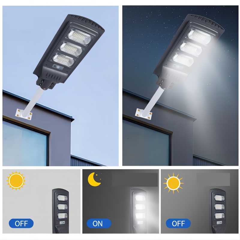 led solar street light 30w/60w/90w/120w waterproof ip66 for road and house with abs housing