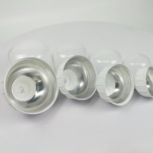 led t bulb pc cover with plastic clad aluminum housing 80mm/100mm/120mm/140mm
