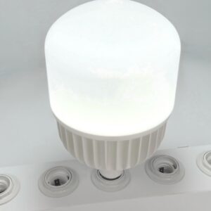 led t shape bulb 40w/50w/60w/80w/100w/120w 105lm/w for workshop with plastic coated aluminum housing