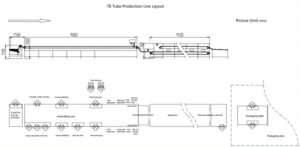 led t8 tube production line