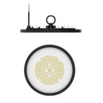 led ufo flood light 100w/150w/200w ip65 pf0.9 for workshop with die casting aluminum and pc cover
